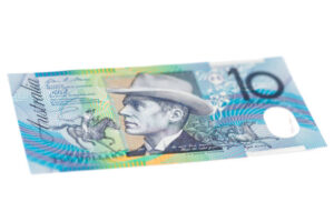 Counterfeit 10 Australian Banknotes