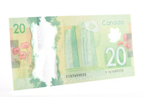 Counterfeit 20 Canadian Dollar Note