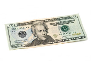 Counterfeit 20 Dollar Note
