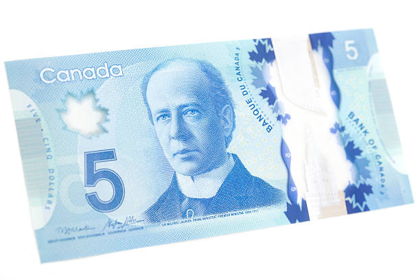 Counterfeit 5 Canada Dollar Note