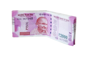 Counterfeit Indian Rupee 2000 Note