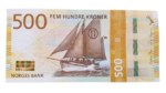 Counterfeit Norwegian Krone 500 Krone Note