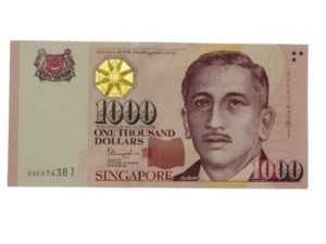 counterfeit 1000 Singapore Dollar Notes