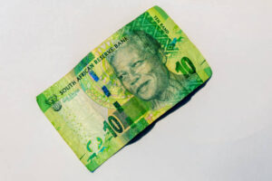 Counterfeit South African Rand R10 Note