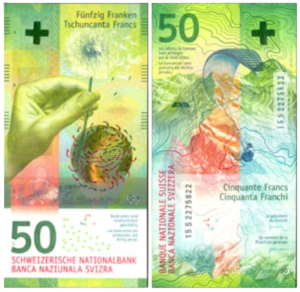 Counterfeit Swiss Franc 50 Note