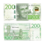 Counterfeit Swedish Krona 200 Kronor Note